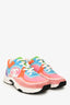 Pre-Loved Chanel™ Multi-Colour Terry Cloth Interlocking CC Logo Sneakers Size 39