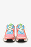Pre-Loved Chanel™ Multi-Colour Terry Cloth Interlocking CC Logo Sneakers Size 39