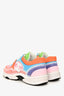 Pre-Loved Chanel™ Multi-Colour Terry Cloth Interlocking CC Logo Sneakers Size 39