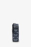 Christian Dior 2023 Navy Coated Canvas CD Diamond Safari Messenger