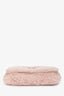 Miu Miu 2018 Pink Shearling 'Montone' Crystal Shoulder Bag