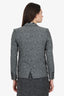 The Kooples Grey Leopard Print Blazer Size 36
