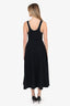Alaïa Black/White Reissue 'Mon Coeur est à Papa' Sleeveless Midi Dress Size 40