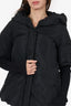 Pink Tartan Black Puffer Jacket Size S