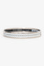 Hermès Silver Tone/White Bangle