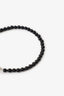 Tiffany & Co. Sterling Silver/Black Onyx Bead Toggle 4mm Bracelet