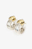 Tiffany & Co. Vintage Sterling Silver/18k Yellow Gold Atlas Groove Earrings