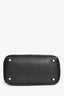 Fendi Black Leather Selleria Anna Bucket Bag with Strap