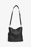 Fendi Black Leather Selleria Anna Bucket Bag with Strap