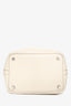 Hermès 2018 White Clemence Leather Picotin 18