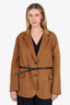 Maje Camel Wool Coat Size 0