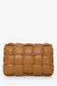 Bottega Veneta Camel Intrecciato Mini Padded Cassette Crossbody Bag