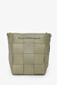 Bottega Veneta Green Intrecciato Small Cassette Bucket Bag