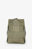 Bottega Veneta Green Intrecciato Small Cassette Bucket Bag