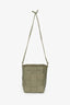 Bottega Veneta Green Intrecciato Small Cassette Bucket Bag
