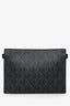 Dior Homme 2024 A5 Black Coated Canvas Triangle Pouch