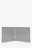 Dior Homme Grey Coated Canvas CD Diamond Print Bi Fold Wallet