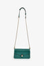 Bvlgari Green Leather Serepenti Forever East-West Shoulder Bag