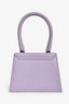 Jacquemus Lilac Leather 'Le Grand Chiquito' Shoulder Bag