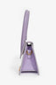 Jacquemus Lilac Leather 'Le Grand Chiquito' Shoulder Bag