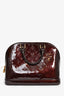 Louis Vuitton Amarante Vernis Leather Monogram 'Alma' Top Handle Bag