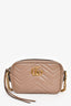 Gucci Taupe Leather Camera Crossbody Bag
