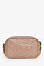 Gucci Taupe Leather Camera Crossbody Bag