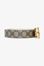 Gucci Beige GG Supreme Coated Canvas Belt Size 120/48
