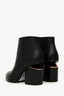 Alexander Wang Black Leather Rose Gold Gabi Boots Size 35