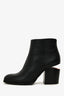 Alexander Wang Black Leather Rose Gold Gabi Boots Size 35