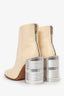MM6 Maison Margiela Cream Leather Can Heel Size 38