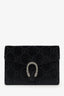 Gucci Black Dionysus GG Velvet Mini Wallet on Chain