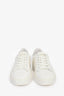 Golden Goose White Leather/Silver Metallic Sneakers Size 38