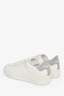 Golden Goose White Leather/Silver Metallic Sneakers Size 38