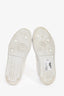 Golden Goose White Leather/Silver Metallic Sneakers Size 38