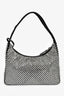 Prada Black Satin Crystal Re-Edition Mini Shoulder Bag