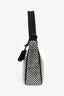 Prada Black Satin Crystal Re-Edition Mini Shoulder Bag