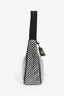 Prada Black Satin Crystal Re-Edition Mini Shoulder Bag