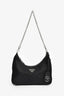 Prada Black Re-Nylon Re-Edition 2005 Crossbody Bag with Chain & Pouch
