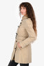 Burberry Brown Cotton Belted Trench Coat Size 4