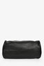Pre-Loved Chanel™ Vintage Black Leather Camellia Frame Clutch Bag