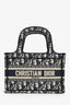 Christian Dior 2020 Navy Oblique Mini Book Tote