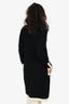 Pre-Loved Chanel™ 2004 Black/Cream Cashmere Long Open Cardigan Size 36