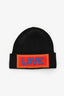 Fendi Black Wool Knit 'LOVE' Beanie