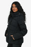 Canada Goose Black Down 'Aurora' Puffer Jacket Size S