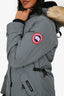Canada Goose Grey Down Puffer 'Kensighton' Jacket Size S