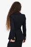 Smythe Navy Single Breasted Blazer Size 4