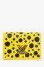Louis Vuitton x Yayoi Kusama Yellow/Black Epi Leather Twist Belt Chain Wallet