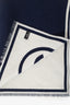 Pre-Loved Chanel™ Navy/White Cashmere CC Scarf
