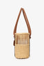 Hermès 2022 Beige/Brown Wicker/Taurillon Leather Park Bottle Basket